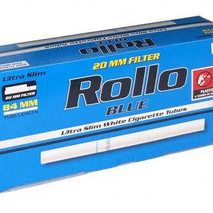 Gilzy tutki Rollo Ultra Slim Blue karton 25x200 szt