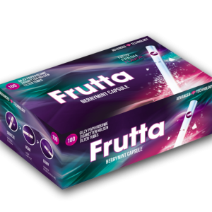 GILZY TUTKI PAPIEROSOWE Z KAPSUŁKĄ - FRUTTA CAPSULE TUBES BERRYMINT 40 X 100SZT.