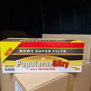 GILZY TUTKI PAPIEROSOWE - POPULARNE 20 x 500 szt.