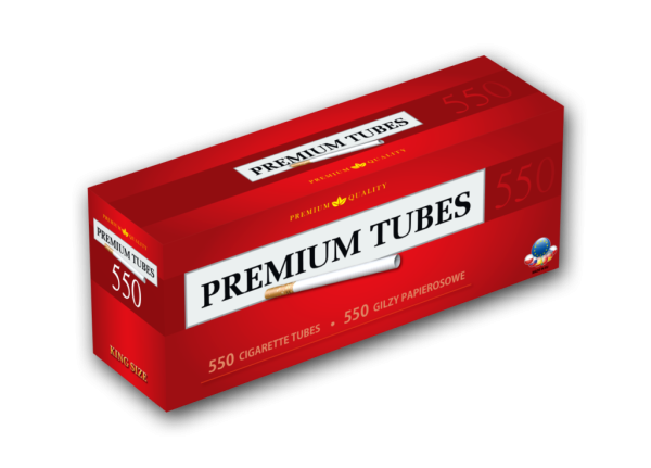 GILZY TUTKI PAPIEROSOWE - Premium Tubes 20 x 550 szt.