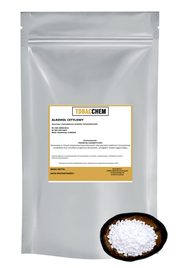 ALKOHOL CETYLOWY – EMOLIENT, STABILIZATOR, EMULGATOR