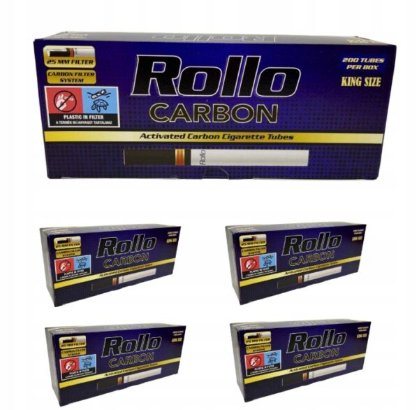 Gilzy tutki Rollo Carbon KS 10x200 szt